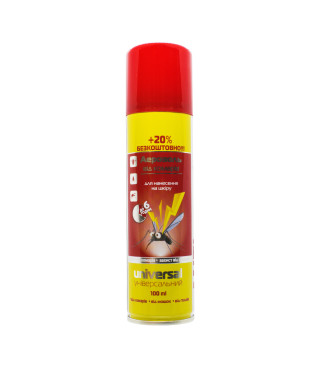 Аэрозоль от комаров Anti mosquito, 100мл + 20мл.