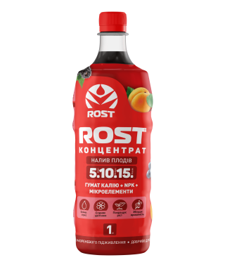 Органо-минеральное удобрение Рост Rost® Концентрат 5.10.15 - 1 л