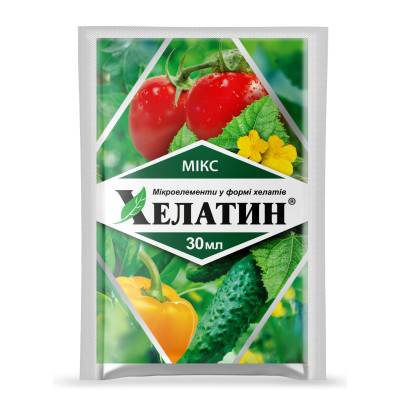 Минеральное удобрение Хелатин Микс 30мл.