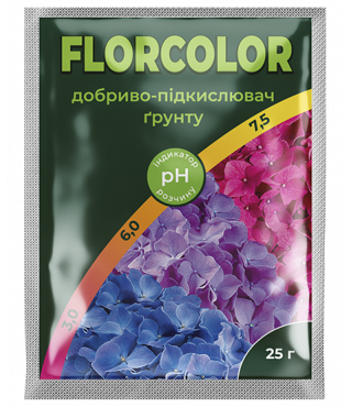 Минеральное удобрение подкислитель грунта Флорколор Florcolor - 25 г
