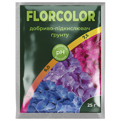 Минеральное удобрение подкислитель грунта Флорколор Florcolor - 25 г