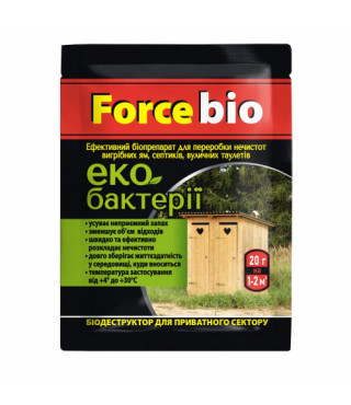 Биодеструктор для частного сектора Force BIO 20 г