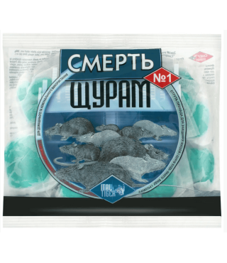 Родентицид Крысиная смерть №1 от крыс и мышей 200 г