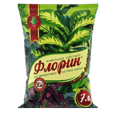 Субстрат Флорин® для декоративно-лиственных растений - 7 л