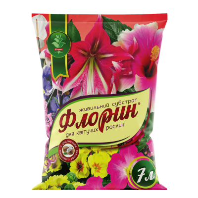 Субстрат Флорин® для квітучих рослин - 7 л