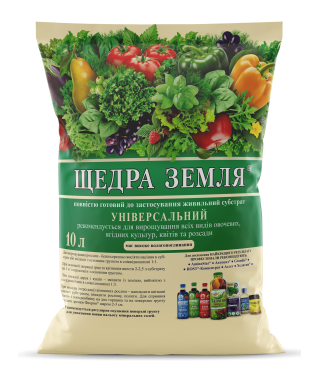 Субстрат Щедрая Земля 10 л