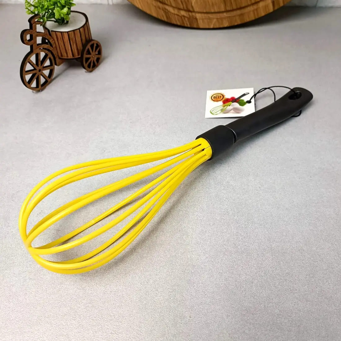 Силиконовый венчик для взбивания продуктов