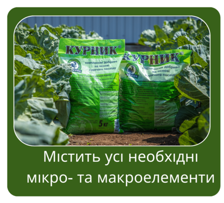 Містить усі необхідні мікро- та макроелементи